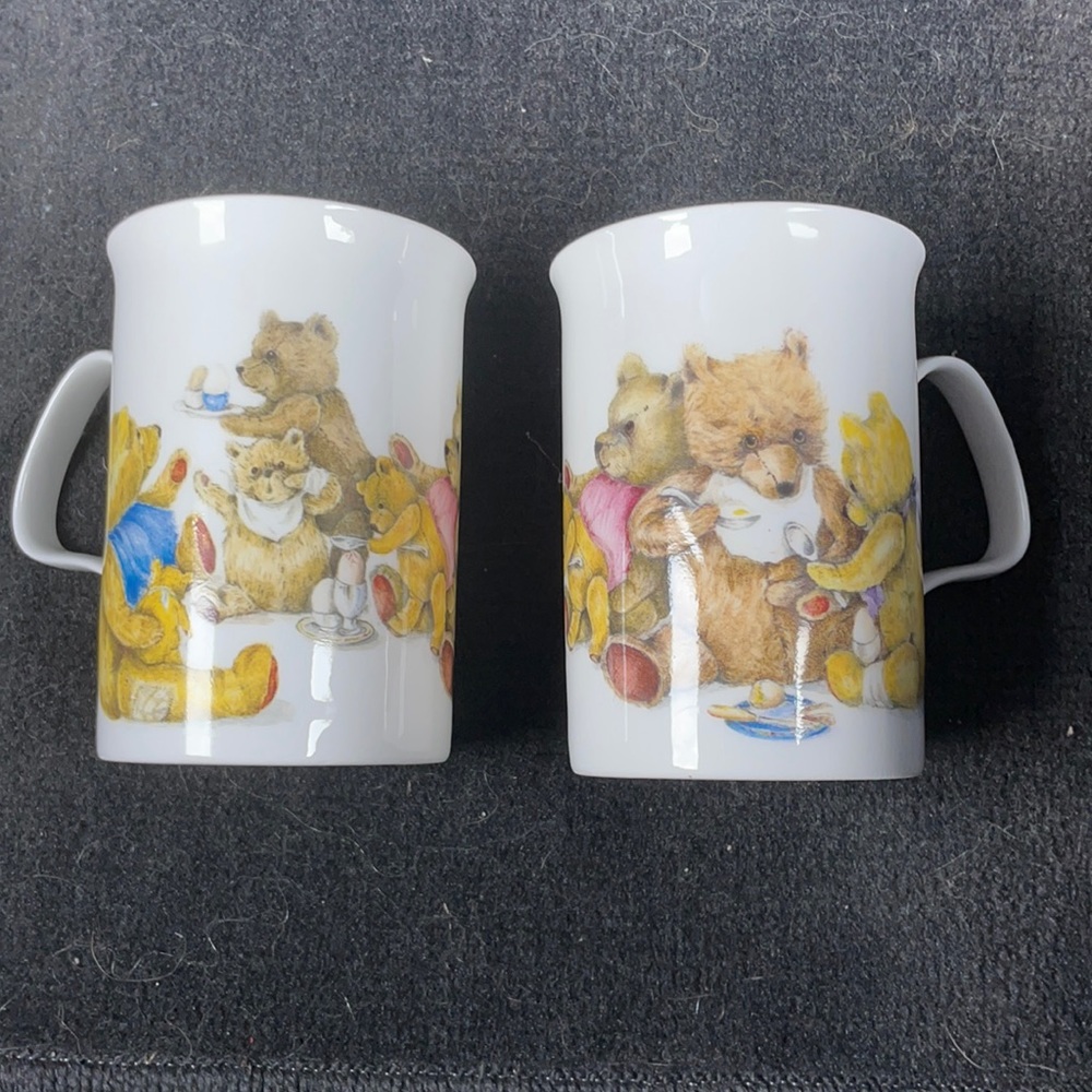 LASCALLES Fine Bone China Coffee Mugs Made in England